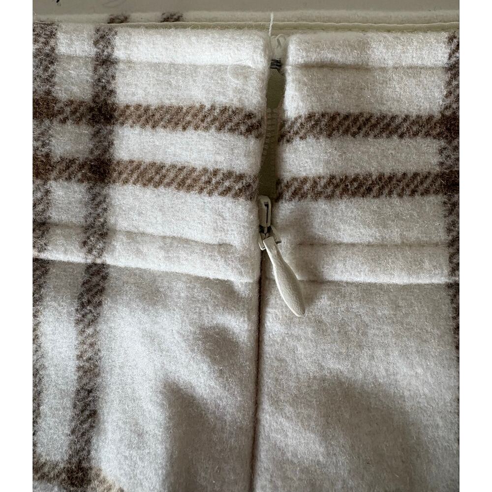 J Crew wool blend plaid lined skirt size 14 - Picture 5 of 9